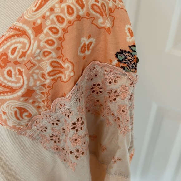 We The Free Feelin It Bandanna Patchwork Top - Picture 8 of 10
